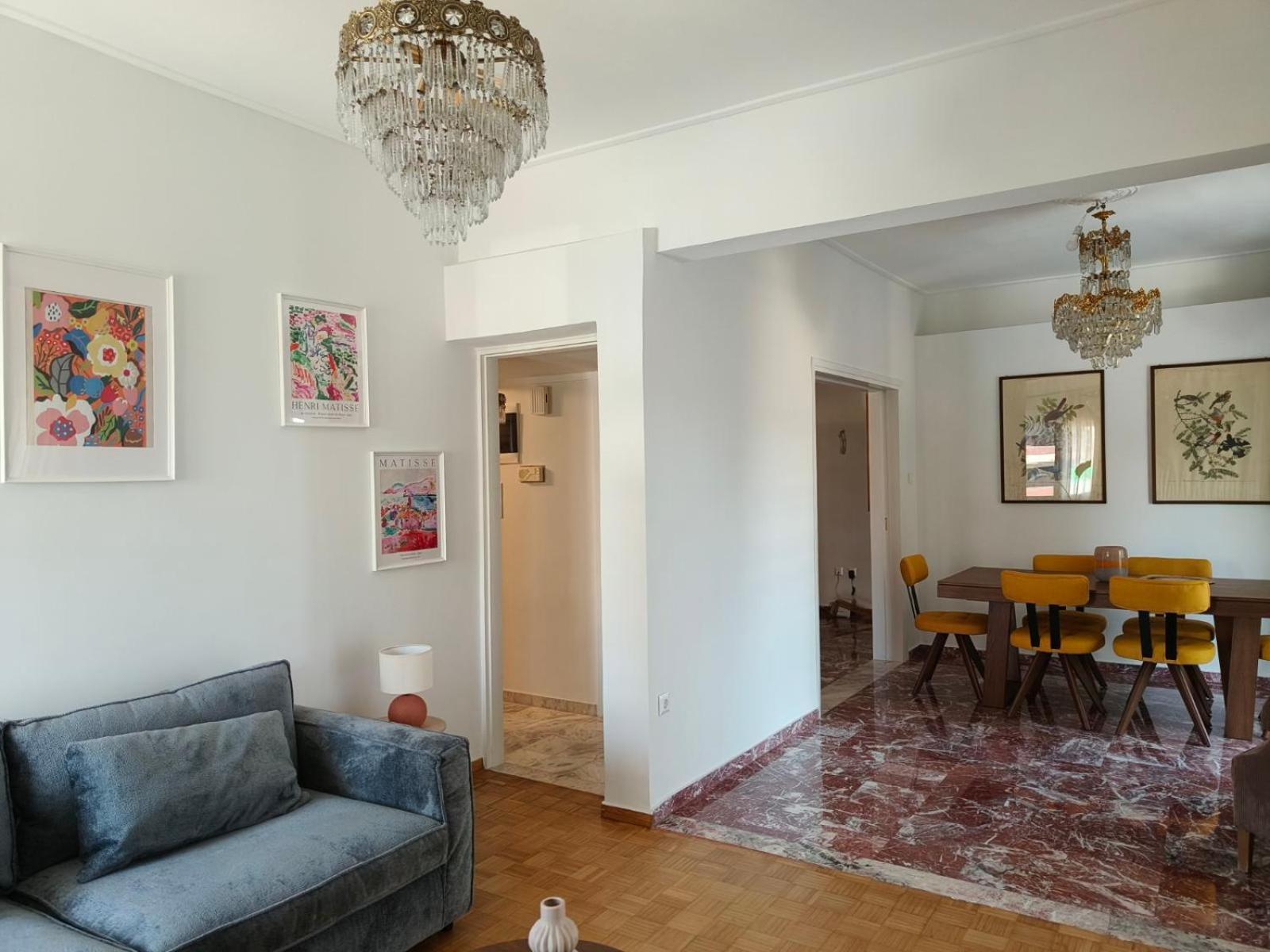 Appartamento Stylish Artistic Flat With View, Three Min To Metro Atene Esterno foto